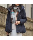 【ジェイ プレス/J.PRESS】の【洗える】ポリエステルハウンドトゥース ショート ダウンコート ネイビー系3|ID: prp329100004654966 ipo3291000000033661483