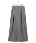 【ジェイプレスヨークストリート/J.PRESS YORK STREET】の【WOMEN】ハイウエストワイドパンツ ライトグレー系|ID: prp329100004654978 ipo3291000000033661584
