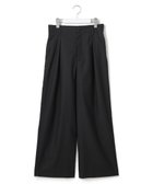 【ジェイプレスヨークストリート/J.PRESS YORK STREET】の【WOMEN】ハイウエストワイドパンツ ブラック系|ID: prp329100004654978 ipo3291000000033661586