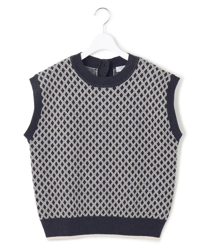 【ジェイプレスヨークストリート/J.PRESS YORK STREET】の【WOMEN】ANTI PILLING WOOL ジャガードニットベスト インテリア・キッズ・メンズ・レディースファッション・服の通販 founy(ファニー) https://founy.com/ ファッション Fashion レディースファッション Fashion for Women アウター Coat / Outerwear Collection トップス・カットソー Cut & Sew Tops ニット Knit Tops & Sweaters ベスト&ジレ / 重ね着スタイル Vests & Gilets ストレッチ Stretch, Stretchy Fabric スリット Slit, Slit Detail ベスト Vest, Waistcoat ルーズ Loose, Oversized ワイド Wide, Wide Fit A/W・秋冬 Autumn/Winter おすすめ Recommended / Our Picks |ID: prp329100004654981 ipo3291000000033661591