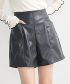 【アースミュージックアンドエコロジー/earth music&ecology】のシンセティックレザーショートパンツ Black|ID: prp329100004654986 ipo3291000000033661641