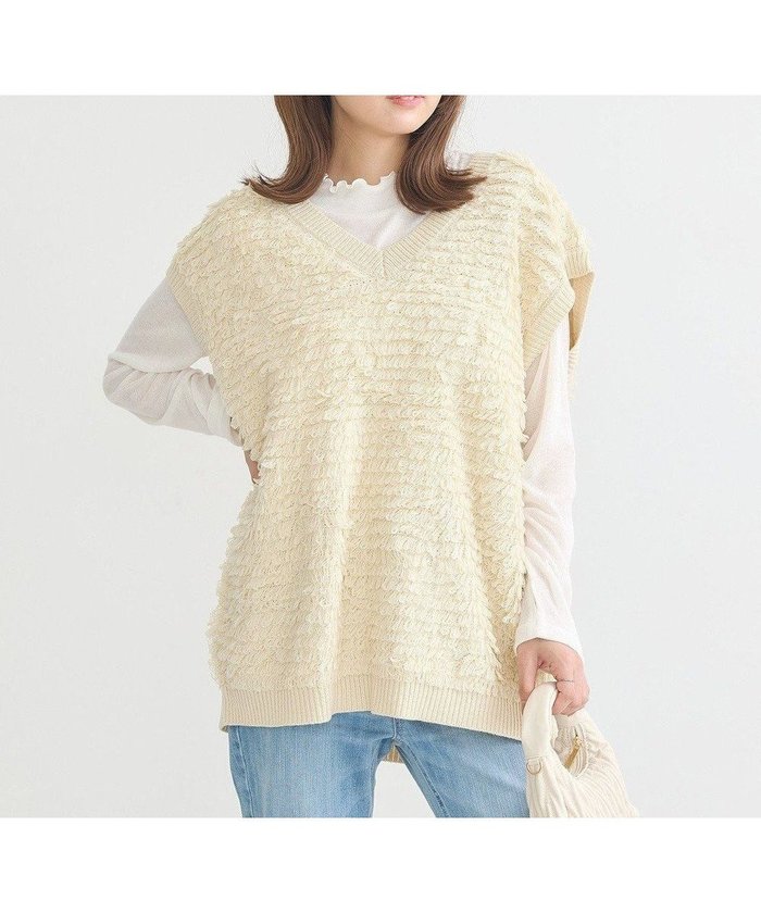 【アースミュージックアンドエコロジー/earth music&ecology】のループ編みベスト インテリア・キッズ・メンズ・レディースファッション・服の通販 founy(ファニー) https://founy.com/ ファッション Fashion レディースファッション Fashion for Women アウター Coat / Outerwear Collection トップス・カットソー Cut & Sew Tops ベスト&ジレ / 重ね着スタイル Vests & Gilets おすすめ Recommended / Our Picks コンパクト Compact, Small Size ショルダー Shoulder, Shoulder Strap ドロップ Drop Shoulder, Dropped Style フロント Front, Front Design ベスト Vest, Waistcoat ボトム Bottoms, Lower Wear ポケット Pocket, Pocket Detail ループ Loop, Loop Knit A/W・秋冬 Autumn/Winter |ID: prp329100004655010 ipo3291000000033661906