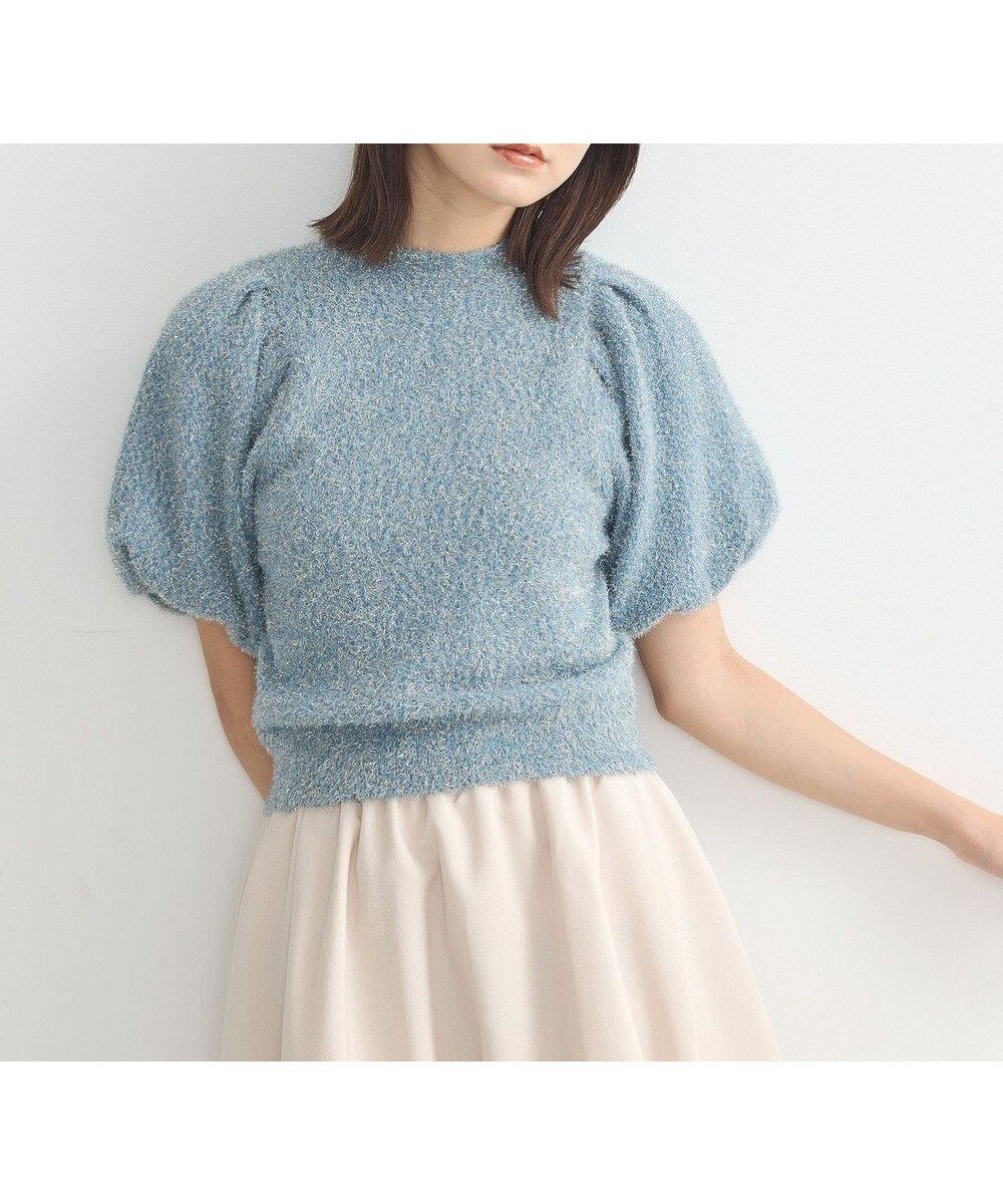 【アースミュージックアンドエコロジー/earth music&ecology】のボリュームスリーブラメニットプルオーバー 人気、トレンドファッション・服の通販 founy(ファニー) ファッション Fashion レディースファッション Fashion for Women トップス・カットソー Cut & Sew Tops ニット Knit Tops & Sweaters カジュアルプルオーバー・ニットトップス Pullovers & Knit Tops / Casual Pullovers ボリューム袖・フリルスリーブブラウス Voluminous & Ruffle Sleeves / Puffy Sleeve Tops おすすめ Recommended / Our Picks コンパクト Compact, Small Size スリーブ Sleeve, Long Sleeve / Short Sleeve セーター Sweater, Knitwear ボトム Bottoms, Lower Wear ポケット Pocket, Pocket Detail ワイド Wide, Wide Fit 夏 Summer S/S・春夏 SS, Spring/Summer, Warm Season A/W・秋冬 Autumn/Winter other-1|ID: prp329100004655012 ipo3291000000033661926