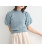 【アースミュージックアンドエコロジー/earth music&ecology】のボリュームスリーブラメニットプルオーバー Blue|ID: prp329100004655012 ipo3291000000033661929