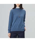 【ジェイ プレス/J.PRESS】の【洗える】SOFT TOUCH WOOL 立ち襟 ニット ダルブルー系|ID: prp329100004655053 ipo3291000000033662299