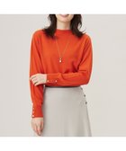 【ジェイ プレス/J.PRESS】の【洗える】SOFT TOUCH WOOL 立ち襟 ニット オレンジ系|ID: prp329100004655053 ipo3291000000033662303