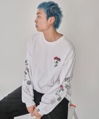 【ウィゴー/WEGO】の【ユニセックス着用ITEM】別注VISIONグラフィックスリーブプリントT(LS) ホワイト|ID: prp329100004655203 ipo3291000000033666222