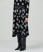 【グレース コンチネンタル/GRACE CONTINENTAL】のラメフローラルニットスカート ブラック|ID: prp329100004655215 ipo3291000000034188623