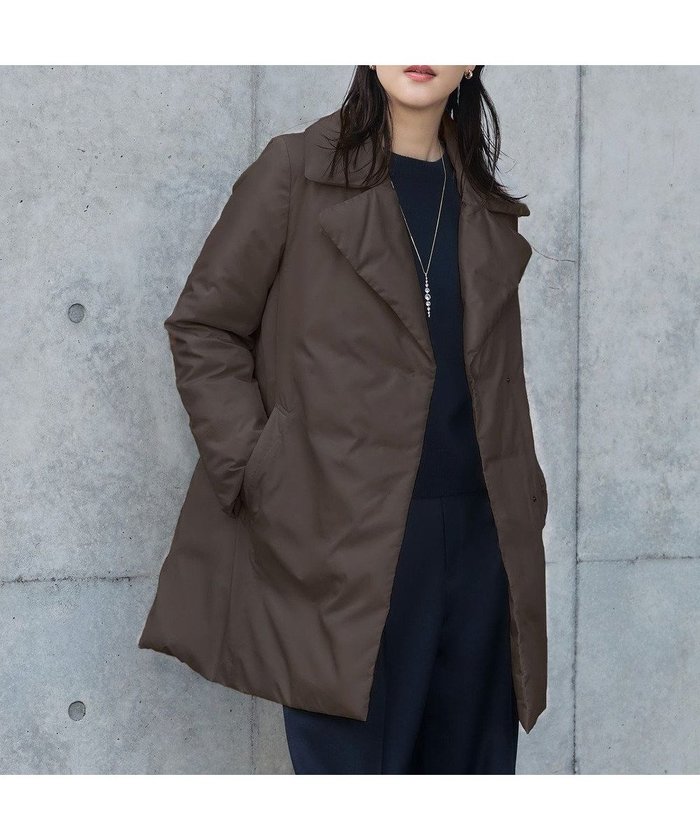 【自由区/JIYU-KU】の【撥水加工・洗える】ステッチレスダウン コート インテリア・キッズ・メンズ・レディースファッション・服の通販 founy(ファニー) https://founy.com/ ファッション Fashion レディースファッション Fashion for Women アウター Coat / Outerwear Collection コート・ロングコート・ピーコート Long Coats, Peacoats & More レディースジャケット・軽アウター Jackets ダウンジャケット・軽量ダウン Warm & Lightweight Down Jackets エレガント 上品 Elegant シャンブレー Chambray, Denim-Like Fabric ジャケット Jacket, Outerwear タフタ Taffeta, Structured Fabric ダウン Down, Puffer ダブル Double, Double-Breasted ドット Polka Dot, Dot Pattern ポケット Pocket, Pocket Detail ミドル Middle Length, Mid Height 洗える Machine Washable A/W・秋冬 Autumn/Winter 防寒 Cold Protection, Winter-Ready |ID: prp329100004655224 ipo3291000000033666917