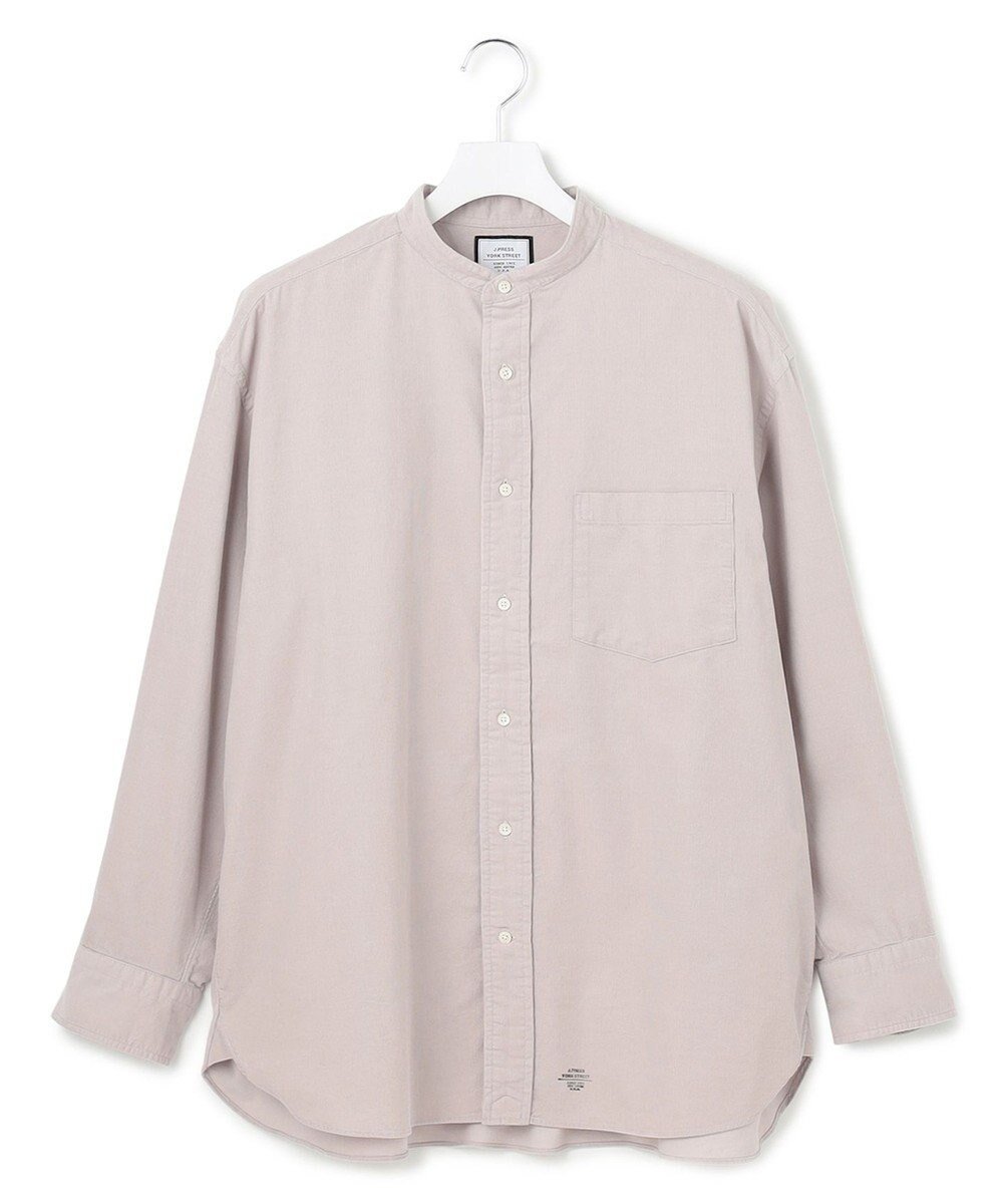 【ジェイプレスヨークストリート/J.PRESS YORK STREET】の【UNISEX】コーデュロイ バンドカラーシャツ 人気、トレンドファッション・服の通販 founy(ファニー) 　ファッション　Fashion　レディースファッション　Fashion for Women　トップス・カットソー　Cut & Sew Tops　シャツ・ブラウス・オフィスカジュアル　Elegant Blouses & Button-Ups　ユニセックス　Unisex, Genderless　インナー　Innerwear　コーデュロイ　Corduroy, Cord Fabric　ボトム　Bottoms, Lower Wear　定番　Standard, Basic Item　A/W・秋冬　Autumn/Winter　 other-1|ID: prp329100004655226 ipo3291000000033666978
