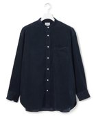 【ジェイプレスヨークストリート/J.PRESS YORK STREET】の【UNISEX】コーデュロイ バンドカラーシャツ ネイビー系|ID: prp329100004655226 ipo3291000000033666992