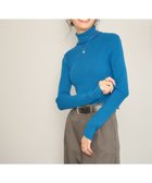 【ウィゴー/WEGO】の【手洗い可】タートルネックニット ブルー|ID: prp329100004655228 ipo3291000000033667044