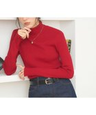 【ウィゴー/WEGO】の【手洗い可】タートルネックニット レッド|ID: prp329100004655228 ipo3291000000033667046