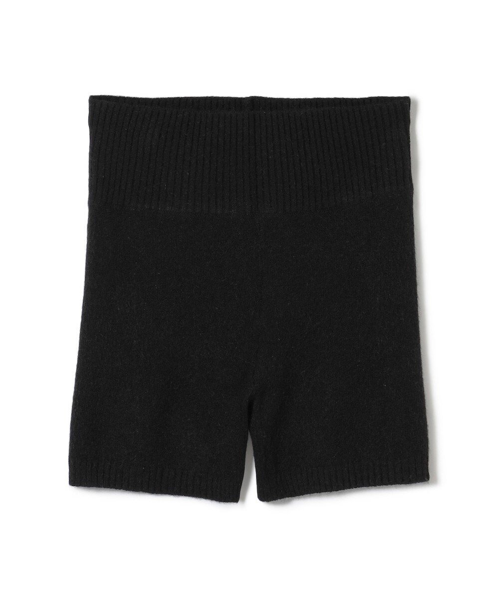 【チャコット/Chacott】のニットショートパンツ インテリア・キッズ・メンズ・レディースファッション・服の通販 founy(ファニー) 　ファッション　Fashion　レディースファッション　Fashion for Women　パンツ　Pants & Trousers　ショートパンツ・ハーフパンツ　High-Waisted & Relaxed Shorts　シンプル　Simple, Minimal　ヨーク　Yoke, Yoke Design　秋　Autumn　ブラック|ID: prp329100004655231 ipo3291000000033667214