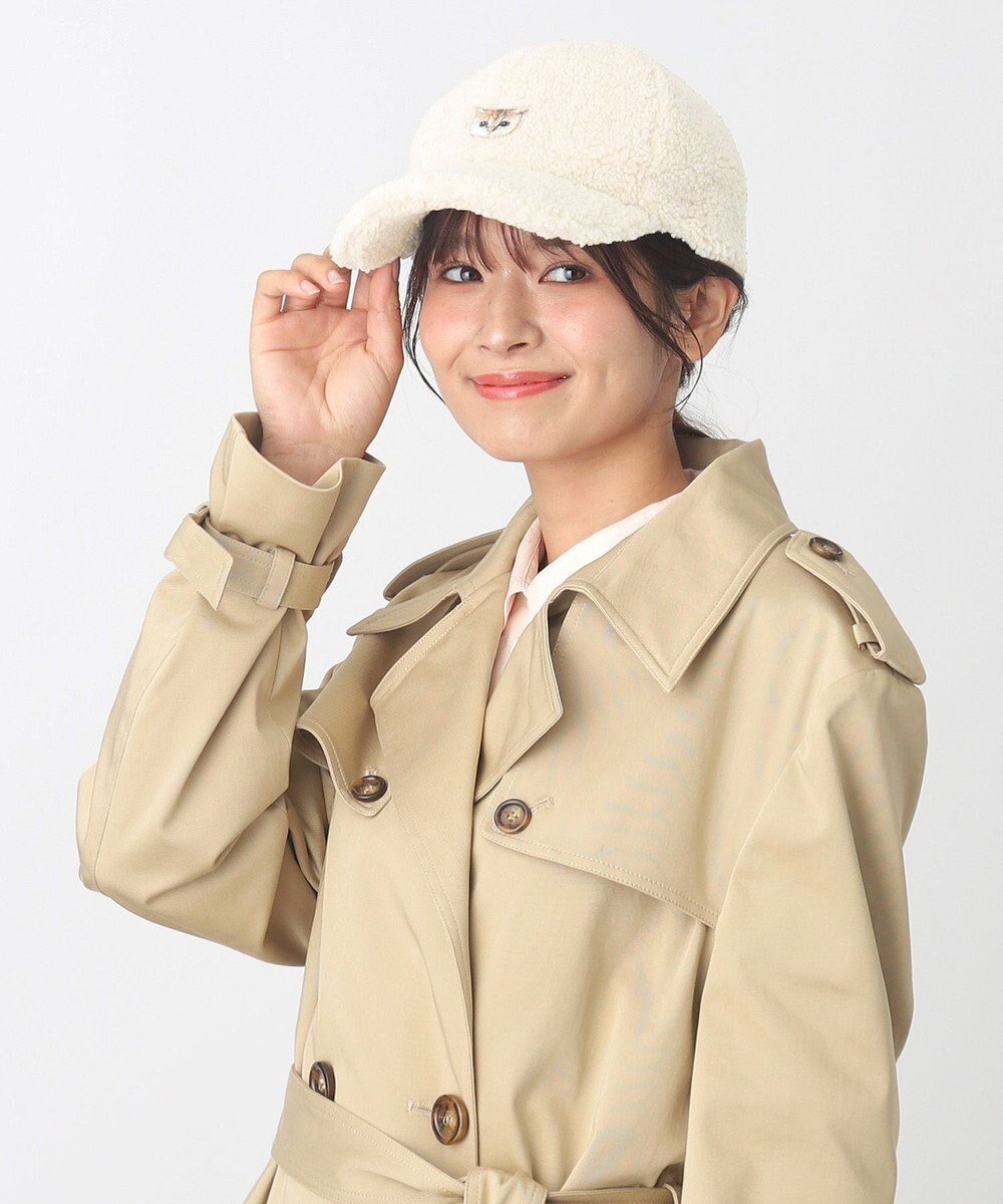 【ムーンバット/MOONBAT】のPAUL JOE ACCESSOIRES ネコワッペン付ボアキャップ インテリア・キッズ・メンズ・レディースファッション・服の通販 founy(ファニー) ファッション Fashion レディースファッション Fashion for Women キャップ&ハット Hats & Caps アニマル Animal Print キャップ Cap, Baseball Cap コレクション Collection, Seasonal Line ネコ Cat, Feline Motif パターン Pattern, Design Print フェミニン Feminine, Girly フォルム Silhouette, Form フラワー Flower, Floral フロント Front, Front Design 帽子 Hat, Headwear モチーフ Motif, Design Theme 無地 Plain, Solid Color オフホワイト|ID: prp329100004655242 ipo3291000000033667659