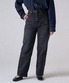 【リポトレンタアンニ/Ripo trenta anni】の【洗える/ブランド人気】HIGH RISE LOOSE BK DENIM PT ハイルーズデニムパンツ ブラック 人気、トレンドファッション・服の通販 founy(ファニー) ファッション Fashion レディースファッション Fashion for Women パンツ Pants & Trousers デニムパンツ・ジーンズ・美脚デニム Denim Jeans & Pants ヴィンテージ Vintage Style 洗える Machine Washable ストレート Straight, Straight Cut デニム Denim, Jeans Material 人気 Popular, Best Seller バランス Balance, Style Balance ランダム Random, Irregular A/W・秋冬 Autumn/Winter thumbnail BLACK|ID: prp329100004655245 ipo3291000000033667804