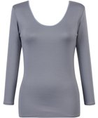 【ウィング/Wing】のあったかインナー 綿100%(肌側) 軽い シルクプロテイン加工 8分袖 長袖 秋 冬 EL2850 ウイング/ワコール 人気、トレンドファッション・服の通販 founy(ファニー) ファッション Fashion レディースファッション Fashion for Women トップス・カットソー Cut & Sew Tops ニット Knit Tops & Sweaters なめらか Smooth, Silky Texture アンダー Underwear Essentials インナー Innerwear シルク Silk, 100% Silk 冬 Winter / This Winter 抗菌 Antibacterial, Bacteria-Resistant 秋 Autumn A/W・秋冬 Autumn/Winter 長袖 Long Sleeve, Full Sleeve thumbnail グレー|ID: prp329100004655271 ipo3291000000033668406