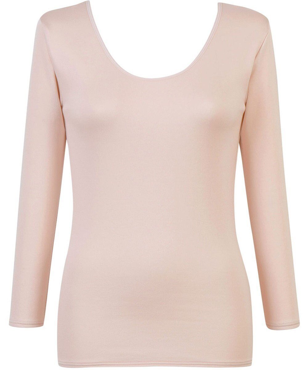 【ウィング/Wing】のあったかインナー 綿100%(肌側) 軽い シルクプロテイン加工 8分袖 長袖 秋 冬 EL2850 ウイング/ワコール インテリア・キッズ・メンズ・レディースファッション・服の通販 founy(ファニー) 　ファッション　Fashion　レディースファッション　Fashion for Women　トップス・カットソー　Cut & Sew Tops　ニット　Knit Tops & Sweaters　なめらか　Smooth, Silky Texture　アンダー　Underwear Essentials　インナー　Innerwear　シルク　Silk, 100% Silk　冬　Winter / This Winter　抗菌　Antibacterial, Bacteria-Resistant　秋　Autumn　A/W・秋冬　Autumn/Winter　長袖　Long Sleeve, Full Sleeve　ピーチ|ID: prp329100004655271 ipo3291000000033668412