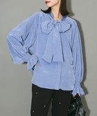 【グリーンパークス/Green Parks】のボウタイリボンブラウス 人気、トレンドファッション・服の通販 founy(ファニー) ファッション Fashion レディースファッション Fashion for Women トップス・カットソー Cut & Sew Tops シャツ・ブラウス・オフィスカジュアル Elegant Blouses & Button-Ups ギャザー Gathered, Ruffled クラシカル Classical, Vintage-Inspired シャーリング Shirring, Ruched スリーブ Sleeve, Long Sleeve / Short Sleeve バランス Balance, Style Balance フリル Frill, Ruffle フロント Front, Front Design ボトム Bottoms, Lower Wear ポケット Pocket, Pocket Detail 無地 Plain, Solid Color リボン Ribbon, Bow リラックス Relax, Relaxed Fit A/W・秋冬 Autumn/Winter エレガント 上品 Elegant thumbnail Blue|ID: prp329100004655300 ipo3291000000033668731