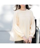 【エニィ スィス/any SiS】の【洗える】ビスチェ風チュールコンビ ニット アイボリー|ID: prp329100004655318 ipo3291000000035710838