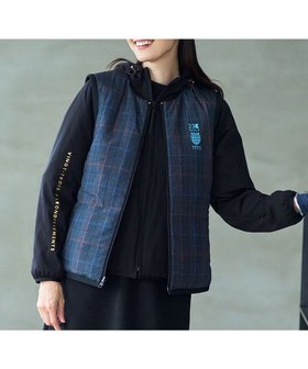 【23区 ゴルフ/NIJYUSANKU GOLF】の【WOMEN】マルチウェイ ブルゾン&リバーシブルベスト セットアイテム 気温の変化に対応 人気、トレンドファッション・服の通販 founy(ファニー) ファッション Fashion レディースファッション Fashion for Women アウター Coat / Outerwear Collection レディースジャケット・軽アウター Jackets ブルゾンジャケット・スポーティアウター Blouson Jackets インナー Innerwear ジャケット Jacket, Outerwear ストレッチ Stretch, Stretchy Fabric チェック Check, Plaid, Tartan ブルゾン Blouson, Bomber Jacket ベスト Vest, Waistcoat ボトム Bottoms, Lower Wear モックネック Mock Neck, Short Turtleneck リバーシブル Reversible, Two-Sided 吸水 Absorbent, Quick-Dry 無地 Plain, Solid Color A/W・秋冬 Autumn/Winter 軽量 Lightweight, Ultra Light |ID:prp329100004655331
