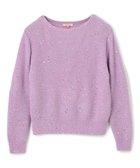 【トッカ/TOCCA】のSNOW SRORM KNIT ニットプルオーバー 人気、トレンドファッション・服の通販 founy(ファニー) ファッション Fashion レディースファッション Fashion for Women トップス・カットソー Cut & Sew Tops ニット Knit Tops & Sweaters カジュアルプルオーバー・ニットトップス Pullovers & Knit Tops / Casual Pullovers 2024年 2024 2024-2025秋冬・A/W Autumn/Winter 2024–25 AW24–25 冬 Winter / This Winter コンパクト Compact, Small Size スパンコール Sequins, Sequin Embellishment セーター Sweater, Knitwear A/W・秋冬 Autumn/Winter thumbnail ラベンダー系|ID: prp329100004655338 ipo3291000000033669076