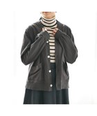 【サキュウ/caqu】のcaqu x GoodOn 9ozジャージー カーディガン charcoal gray|ID: prp329100004655344 ipo3291000000033669132