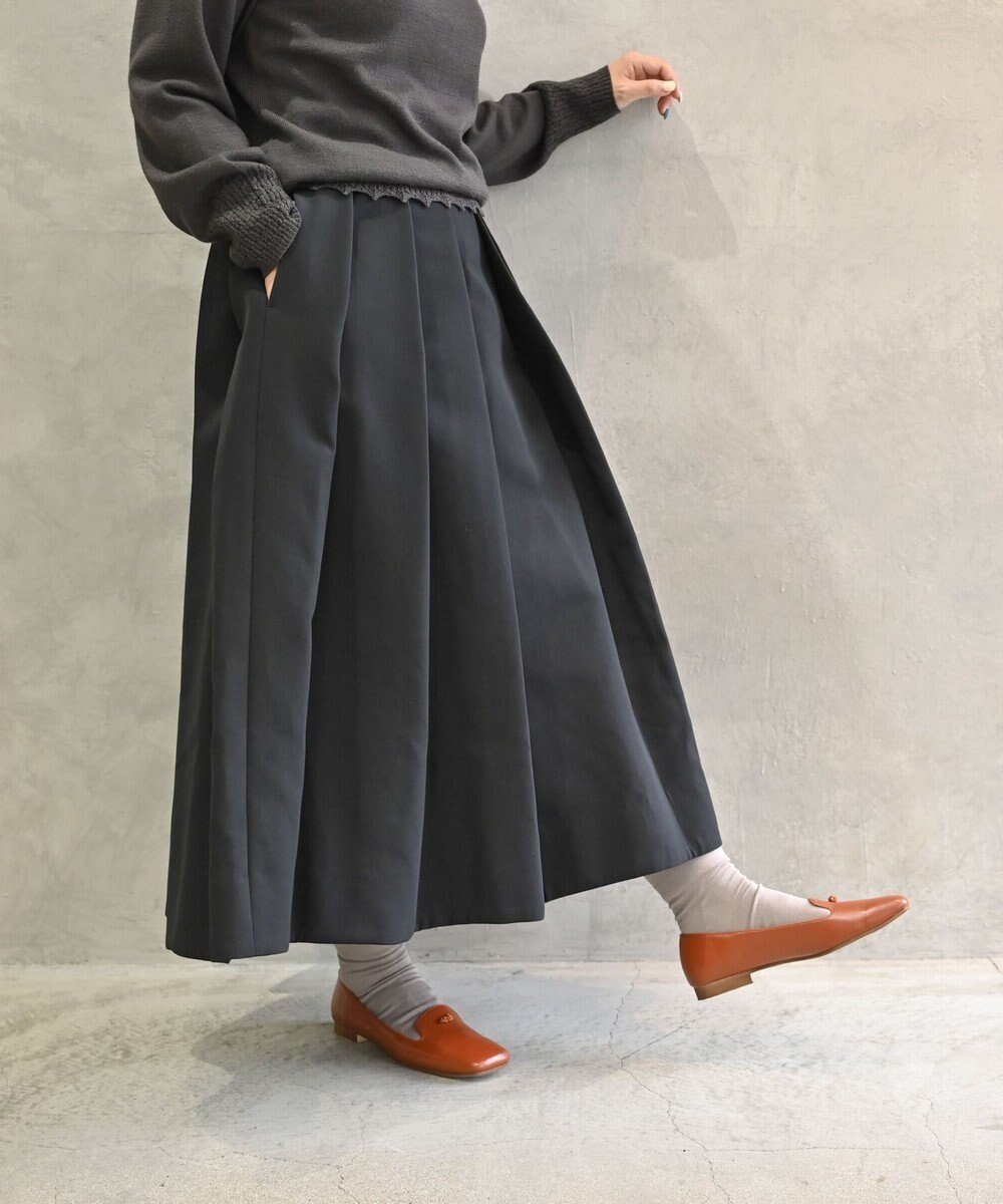 【ムーク/muuc】のトリプルクロス タックフレアスカート|軽くてふっくらした三重織り生地・セットアップ可能 インテリア・キッズ・メンズ・レディースファッション・服の通販 founy(ファニー) ファッション Fashion レディースファッション Fashion for Women セットアップ Matching Sets スカート・ミニ/ミディ/マキシ Skirts / Mini, Midi & Maxi Skirts スカート Skirts Aライン・フレアスカート A-Line & Flared Skirts キャンバス Canvas, Canvas Fabric ジャケット Jacket, Outerwear ストレッチ Stretch, Stretchy Fabric セットアップ Set-Up, Coordinated Outfit トリプル Triple, Three Layers 手編み Hand-Knitted, Handmade Knit パターン Pattern, Design Print ポケット Pocket, Pocket Detail A/W・秋冬 Autumn/Winter S/S・春夏 SS, Spring/Summer, Warm Season 再入荷 Restock / Back in Stock 夏 Summer ブラック|ID: prp329100004655351 ipo3291000000033669177