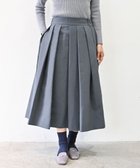 【ムーク/muuc】のトリプルクロス タックフレアスカート|軽くてふっくらした三重織り生地・セットアップ可能 グレー|ID: prp329100004655351 ipo3291000000033669180