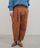 【ムーク/muuc】の〈トリプルクロス生地〉〈肉感のある三重織り生地〉ワイドシルエット タックパンツ(セットアップ可能) 人気、トレンドファッション・服の通販 founy(ファニー) ファッション Fashion レディースファッション Fashion for Women セットアップ Matching Sets レディースパンツ・ボトムス Pants & Trousers / Bottoms キャンバス Canvas, Canvas Fabric ジャケット Jacket, Outerwear ストレッチ Stretch, Stretchy Fabric スラックス Slacks, Dress Pants セットアップ Set-Up, Coordinated Outfit トリプル Triple, Three Layers 手編み Hand-Knitted, Handmade Knit パターン Pattern, Design Print ポケット Pocket, Pocket Detail ワイド Wide, Wide Fit A/W・秋冬 Autumn/Winter S/S・春夏 SS, Spring/Summer, Warm Season 再入荷 Restock / Back in Stock 夏 Summer thumbnail ブラウン|ID: prp329100004655352 ipo3291000000033669183