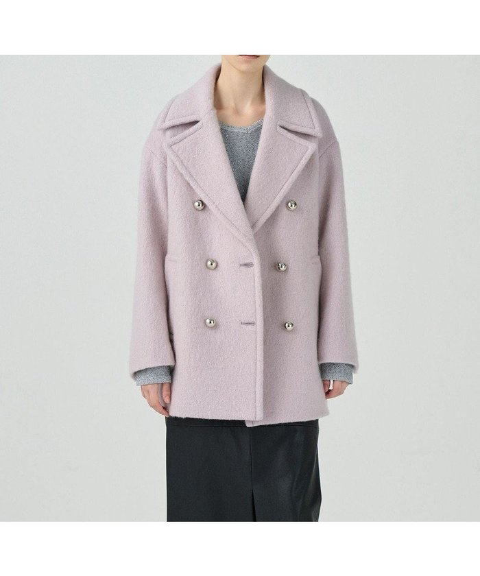 【グレース コンチネンタル/GRACE CONTINENTAL】のモヘヤシャギーPコート インテリア・キッズ・メンズ・レディースファッション・服の通販 founy(ファニー) https://founy.com/ ファッション Fashion レディースファッション Fashion for Women アウター Coat / Outerwear Collection コート・ロングコート・ピーコート Long Coats, Peacoats & More レディースジャケット・軽アウター Jackets Pコート Pea Coats 今季 This Season, Current Season ジャケット Jacket, Outerwear 別注 Limited Edition, Custom Order ミドル Middle Length, Mid Height メタル Metal, Metal Parts 冬 Winter / This Winter A/W・秋冬 Autumn/Winter おすすめ Recommended / Our Picks |ID: prp329100004655354 ipo3291000000033669188