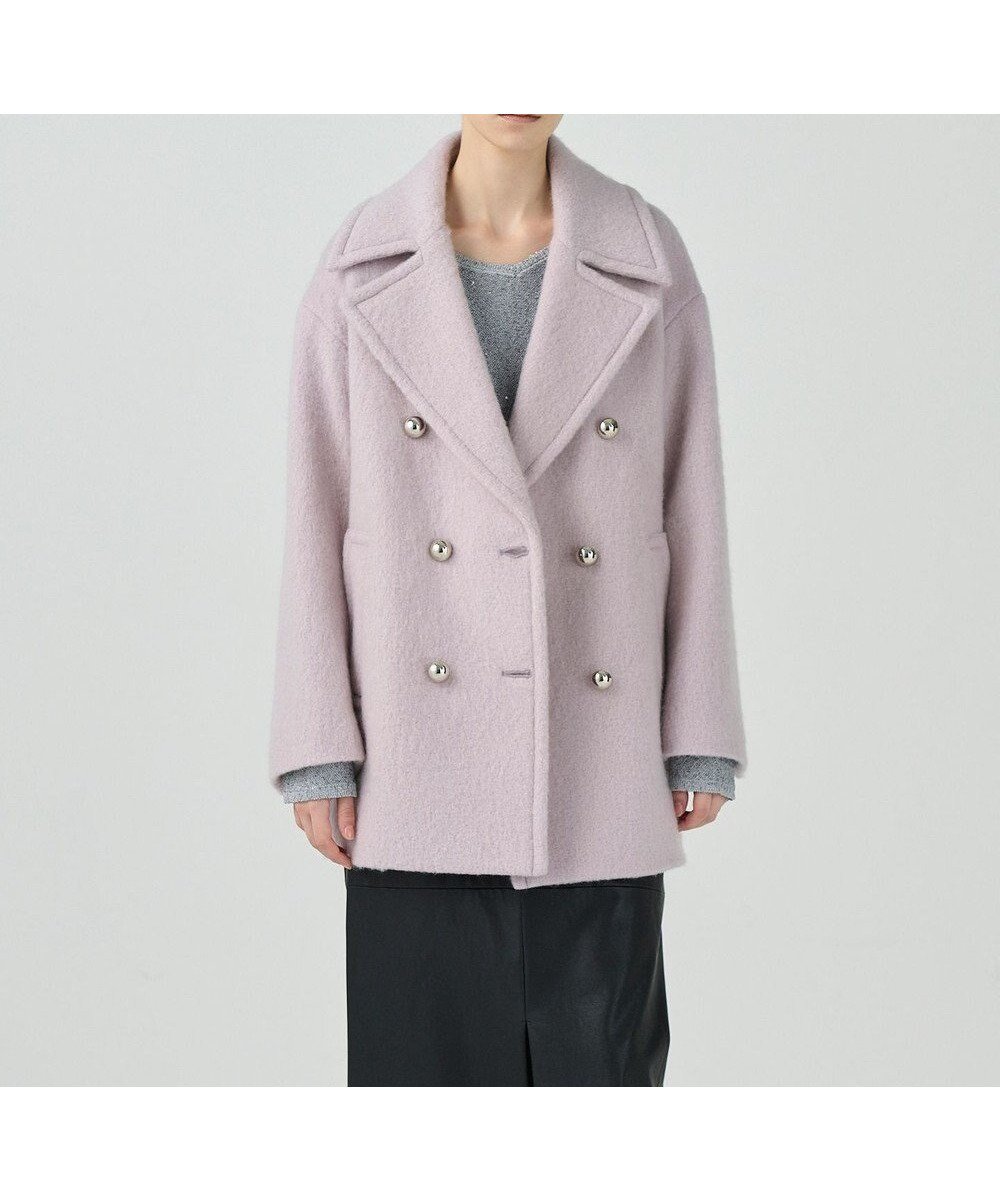 【グレース コンチネンタル/GRACE CONTINENTAL】のモヘヤシャギーPコート 人気、トレンドファッション・服の通販 founy(ファニー) 　ファッション　Fashion　レディースファッション　Fashion for Women　アウター　Coat / Outerwear Collection　コート・ロングコート・ピーコート　Long Coats, Peacoats & More　レディースジャケット・軽アウター　Jackets　Pコート　Pea Coats　今季　This Season, Current Season　ジャケット　Jacket, Outerwear　別注　Limited Edition, Custom Order　ミドル　Middle Length, Mid Height　メタル　Metal, Metal Parts　冬　Winter / This Winter　A/W・秋冬　Autumn/Winter　おすすめ　Recommended / Our Picks　 other-1|ID: prp329100004655354 ipo3291000000033669188