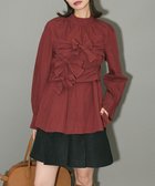 【グリーンパークス/Green Parks】のリボンデザインハイネックブラウス 人気、トレンドファッション・服の通販 founy(ファニー) ファッション Fashion レディースファッション Fashion for Women トップス・カットソー Cut & Sew Tops シャツ・ブラウス・オフィスカジュアル Elegant Blouses & Button-Ups エレガント 上品 Elegant カフス Cuff Design ギャザー Gathered, Ruffled クラシカル Classical, Vintage-Inspired クラシック Classic, Timeless Style スリーブ Sleeve, Long Sleeve / Short Sleeve タイトスカート Pencil Skirt, Tight Skirt トレンド Trend, Trending Now ハイネック High Neck, Mock Neck フォルム Silhouette, Form フロント Front, Front Design ペプラム Peplum, Flared Hem ポケット Pocket, Pocket Detail リボン Ribbon, Bow A/W・秋冬 Autumn/Winter おすすめ Recommended / Our Picks thumbnail Terracotta|ID: prp329100004655368 ipo3291000000033669284