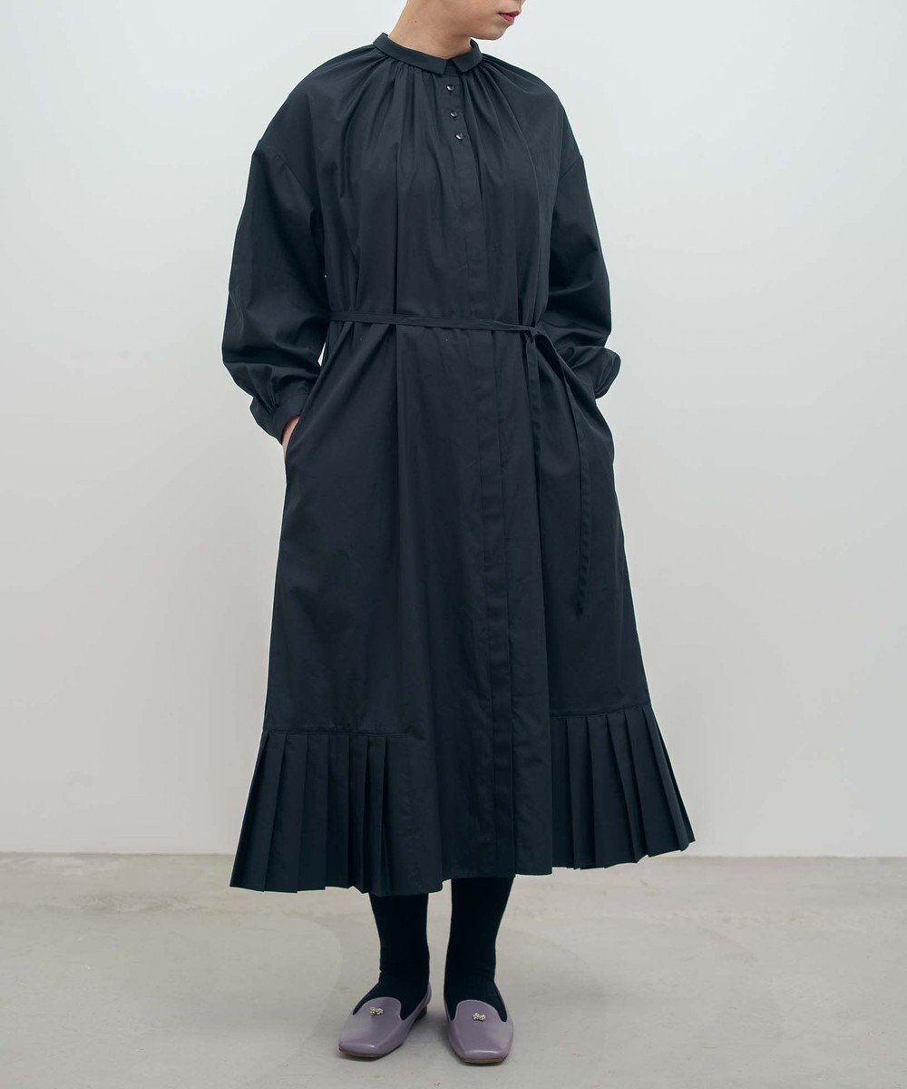 【ムーク/muuc】の〈オーガニックコットン〉〈コットンブロード生地〉〈カラーにより異なる生地〉〈通年着られる〉コットン裾プリ ーツ 前開き ワンピース インテリア・キッズ・メンズ・レディースファッション・服の通販 founy(ファニー) ファッション Fashion レディースファッション Fashion for Women ワンピース Dresses 春 Spring キャンバス Canvas, Canvas Fabric ギャザー Gathered, Ruffled クラシック Classic, Timeless Style コンパクト Compact, Small Size 手編み Hand-Knitted, Handmade Knit パターン Pattern, Design Print ブロード Broadcloth, Fine Cotton プリーツ Pleats, Pleated A/W・秋冬 Autumn/Winter S/S・春夏 SS, Spring/Summer, Warm Season 再入荷 Restock / Back in Stock 夏 Summer エレガント 上品 Elegant ブラック|ID: prp329100004655373 ipo3291000000033669301