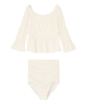 【三愛水着楽園/San-ai Resort】のパフスリーブトップス付き3点セット水着 9M 【San-ai Resort(サンアイリゾート)】 人気、トレンドファッション・服の通販 founy(ファニー) ファッション Fashion レディースファッション Fashion for Women 水着 Swimwear レディース水着・ビーチウェア Swimwear & Beachwear おすすめ Recommended / Our Picks アンダー Underwear Essentials ギャザー Gathered, Ruffled シフォン Chiffon, Lightweight Fabric シャーリング Shirring, Ruched スリーブ Sleeve, Long Sleeve / Short Sleeve フェミニン Feminine, Girly ボトム Bottoms, Lower Wear ポケット Pocket, Pocket Detail ラップ Wrap, Wrap Design ワイヤー Wire, Wired Bra 夏 Summer S/S・春夏 SS, Spring/Summer, Warm Season 水着 Swimsuit, Swimwear A/W・秋冬 Autumn/Winter |ID:prp329100004655388