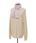 【ムーンバット/MOONBAT】のmila schon カシミヤ100%ジャカードプチマフラー 人気、トレンドファッション・服の通販 founy(ファニー) ファッション Fashion レディースファッション Fashion for Women マフラー・スヌード / 冬小物の定番 Scarves & Mufflers イタリア Italy コンパクト Compact, Small Size シンプル Simple, Minimal ジャカード／ジャガード Jacquard, Woven Pattern ジャケット Jacket, Outerwear スヌード Snood, Infinity Scarf ダウン Down, Puffer マフラー Scarf, Muffler A/W・秋冬 Autumn/Winter thumbnail ラベンダー|ID: prp329100004655413 ipo3291000000033669548