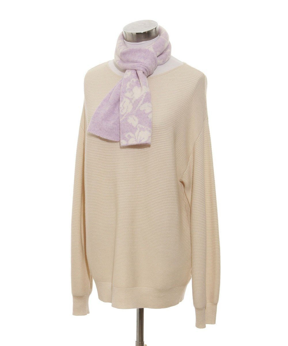 【ムーンバット/MOONBAT】のmila schon カシミヤ100%ジャカードプチマフラー インテリア・キッズ・メンズ・レディースファッション・服の通販 founy(ファニー) 　ファッション　Fashion　レディースファッション　Fashion for Women　マフラー・スヌード / 冬小物の定番　Scarves & Mufflers　イタリア　Italy　コンパクト　Compact, Small Size　シンプル　Simple, Minimal　ジャカード／ジャガード　Jacquard, Woven Pattern　ジャケット　Jacket, Outerwear　スヌード　Snood, Infinity Scarf　ダウン　Down, Puffer　マフラー　Scarf, Muffler　A/W・秋冬　Autumn/Winter　ラベンダー|ID: prp329100004655413 ipo3291000000033669548