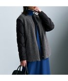 【アイシービー/iCB】の【リバーシブル着用可能】 ラミネートパイルキルト ミドル丈コート チャコール系|ID: prp329100004655420 ipo3291000000035645965