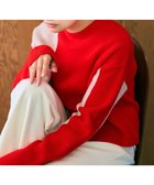 【ベイジ,/BEIGE,】のLAURIERS / ウールカシミヤバイカラーニット Red Orange×Milk Tea|ID: prp329100004655427 ipo3291000000033669760