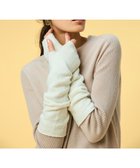 【ベイジ,/BEIGE,】の【洗える】BERTAINA / コットンアームウォーマー Ecru×Navy|ID: prp329100004655430 ipo3291000000033669811