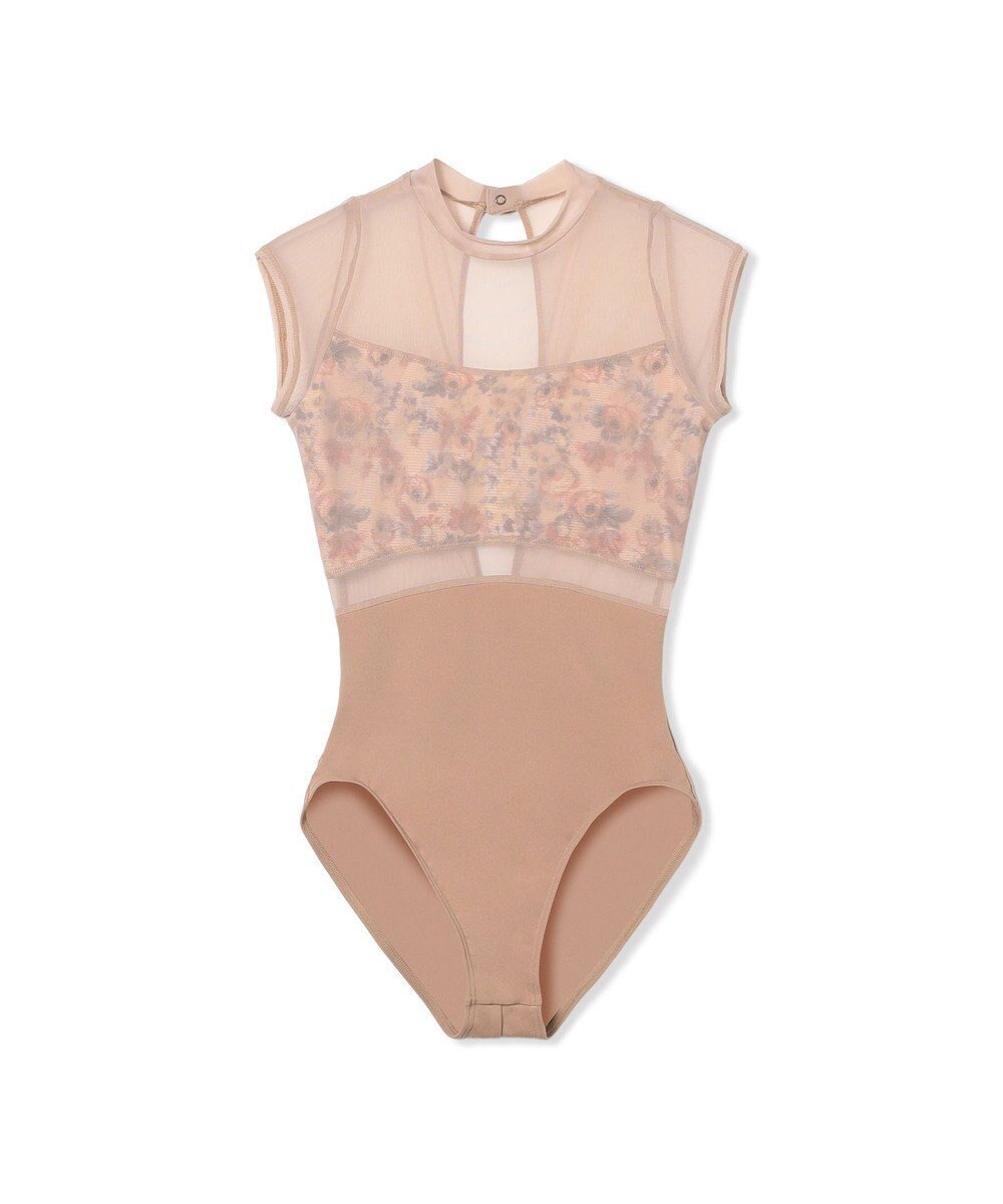 【チャコット/Chacott】のハイネックレオタード インテリア・キッズ・メンズ・レディースファッション・服の通販 founy(ファニー)  ファッション Fashion レディースファッション Fashion for Women 新作・新入荷 New Arrivals / New In チュール Tulip, Tulip Motif ハイネック High Neck, Mock Neck プリント Print, Printed Pattern レース Lace, Lace Fabric エレガント 上品 Elegant 無地 Plain, Solid Color キャメル|ID: prp329100004655448 ipo3291000000034388555