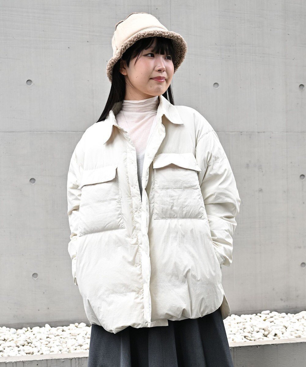 【ケーダブルディー/KWD】の2024年新作【日本製/高品質ダウン】LIGHT DOWN SHIRTS JACKET ライトダウンシャツジャケット 人気、トレンドファッション・服の通販 founy(ファニー) 　ファッション　Fashion　レディースファッション　Fashion for Women　アウター　Coat / Outerwear Collection　コート・ロングコート・ピーコート　Long Coats, Peacoats & More　レディースジャケット・軽アウター　Jackets　コレクション　Collection, Seasonal Line　軽量　Lightweight, Ultra Light　ジャケット　Jacket, Outerwear　ダウン　Down, Puffer　フィット　Fit, Slim Fit　フェザー　Feather, Feather Detail　フロント　Front, Front Design　ベスト　Vest, Waistcoat　ポケット　Pocket, Pocket Detail　A/W・秋冬　Autumn/Winter　日本製　Made In Japan　 other-1|ID: prp329100004655466 ipo3291000000033670448