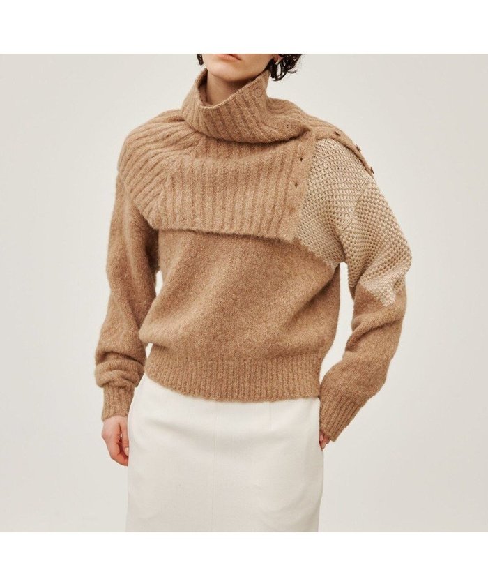 【ベイジ,/BEIGE,】のGLAIEULS / アルパカ混インターシャスヌード インテリア・キッズ・メンズ・レディースファッション・服の通販 founy(ファニー) https://founy.com/ ファッション Fashion レディースファッション Fashion for Women マフラー・スヌード / 冬小物の定番 Scarves & Mufflers スヌード Snood, Infinity Scarf スリット Slit, Slit Detail デニム Denim, Jeans Material ベビー Baby, Babywear マフラー Scarf, Muffler A/W・秋冬 Autumn/Winter |ID: prp329100004655528 ipo3291000000033671294