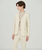 【グレース コンチネンタル/GRACE CONTINENTAL】のノーカラーレイヤードジャケット キナリ|ID: prp329100004655532 ipo3291000000033671352