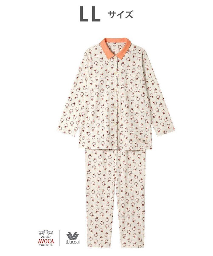 【ワコール/WACOAL】のパジャマ 【AVOCA×ワコール】 長袖 長ズボン 綿100%(本体) レディース BDX740 /ワコール インテリア・キッズ・メンズ・レディースファッション・服の通販 founy(ファニー) https://founy.com/ ファッション Fashion レディースファッション Fashion for Women トップス・カットソー Cut & Sew Tops ダンガリー Dungaree, Chambray チェック Check, Plaid, Tartan 長袖 Long Sleeve, Full Sleeve パジャマ Pajamas, Sleepwear プリント Print, Printed Pattern ボトム Bottoms, Lower Wear お家時間・ステイホーム Stay Home / At Home |ID: prp329100004655554 ipo3291000000033671792