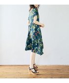 【三愛水着楽園/San-ai Resort】のショルダードレス3点セット 9M・11L 【Coral veil(コーラルヴェール)】 ネイビー|ID: prp329100004655560 ipo3291000000033671906