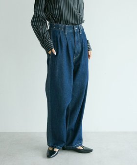 【クラフトスタンダードブティック/CRAFT STANDARD BOUTIQUE】の【ユニセックス】デニム2タックワイドテーパードパンツ 人気、トレンドファッション・服の通販 founy(ファニー) ファッション Fashion レディースファッション Fashion for Women パンツ Pants & Trousers デニムパンツ・ジーンズ・美脚デニム Denim Jeans & Pants デニム Denim, Jeans Material フィット Fit, Slim Fit ポケット Pocket, Pocket Detail メタル Metal, Metal Parts ワイド Wide, Wide Fit A/W・秋冬 Autumn/Winter 2024年 2024 2024-2025秋冬・A/W Autumn/Winter 2024–25 AW24–25 |ID:prp329100004655598