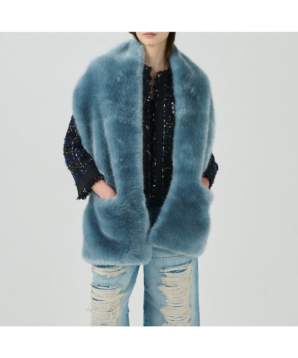 【グレース コンチネンタル/GRACE CONTINENTAL】のa point etc ファーストール 人気、トレンドファッション・服の通販 founy(ファニー) 　ファッション　Fashion　レディースファッション　Fashion for Women　ショール　Shawl, Wrap　ストール　Stole, Wrap　フランス　France, French　ポケット　Pocket, Pocket Detail　A/W・秋冬　Autumn/Winter　 other-1|ID: prp329100004655621 ipo3291000000033672845