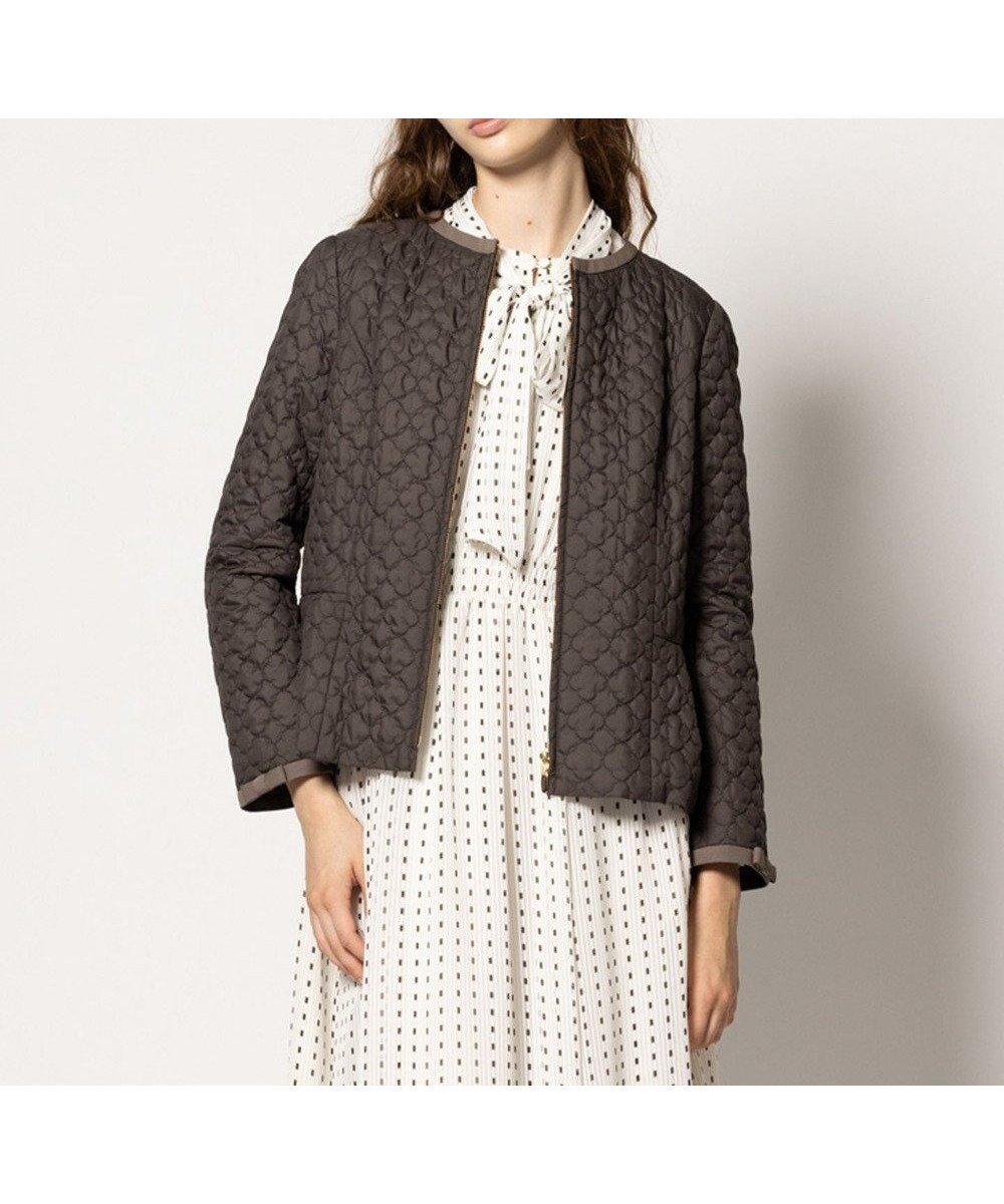 【トッカ/TOCCA】の【消臭】CLOVER CARPET キルト中綿ショートコート インテリア・キッズ・メンズ・レディースファッション・服の通販 founy(ファニー) 　ファッション　Fashion　レディースファッション　Fashion for Women　アウター　Coat / Outerwear Collection　コート・ロングコート・ピーコート　Long Coats, Peacoats & More　レディースジャケット・軽アウター　Jackets　おすすめ　Recommended / Our Picks　インナー　Innerwear　キルト　Quilt, Quilted Fabric　ショート　Short, Short Length　ジャケット　Jacket, Outerwear　ダウン　Down, Puffer　フェミニン　Feminine, Girly　冬　Winter / This Winter　春　Spring　秋　Autumn　コーヒーブラウン系|ID: prp329100004655624 ipo3291000000035843730