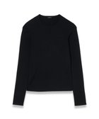 【ジョゼフ/JOSEPH】の【FOUNDATIONS】【洗える】シルクストレッチ ラウンドネックニット Black|ID: prp329100004655661 ipo3291000000033673125